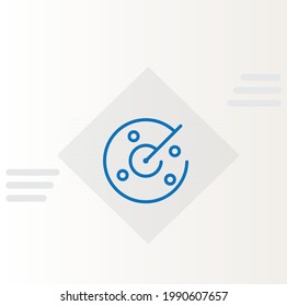 Asset Tracking And Analytics Icon Vector Design