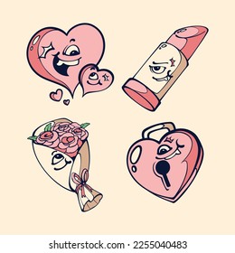 Asset Valentine gift vector art