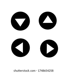 Assets the game control button in all directions
