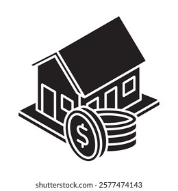 Assets glyph isometric 3D. use for modern concept, print, UI, UX kit, web and app development. Vector EPS 10, related to education, business, finance, investment.