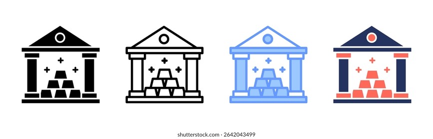 Assets icon sheet multiple style collection