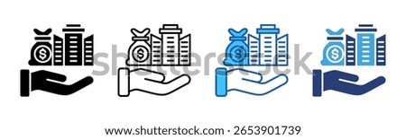 Assets icon sheet multiple style collection