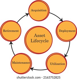 Assets Lifecycle Management Illustration Framework Wealth Stock Vector ...