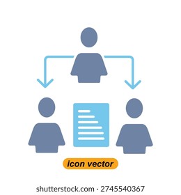 assign icons. Flat illustrations of assign vector icons for the web. Vector illustrations of company icons.
