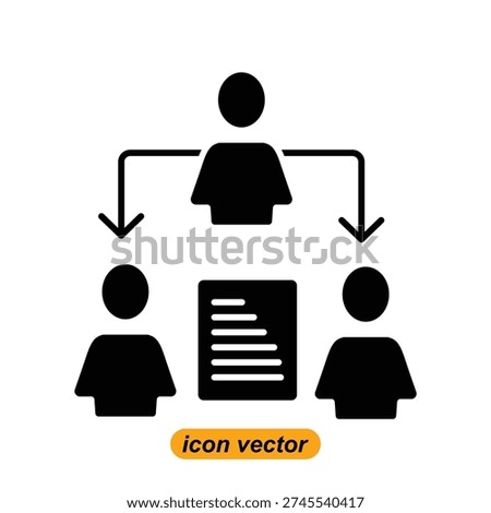 assign icons. Flat illustrations of assign vector icons for the web. Vector illustrations of company icons.