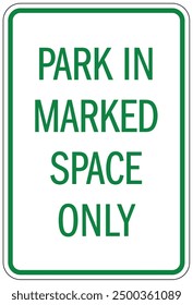 Zugewiesenes Parkschild und -schilder