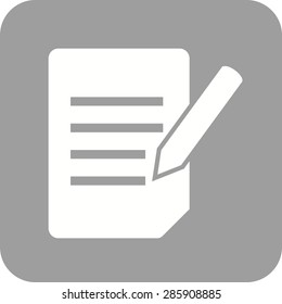 Assignment, book, education icon vector image. Can also be used for education, academics and science. Suitable for use on web apps, mobile apps, and print media.