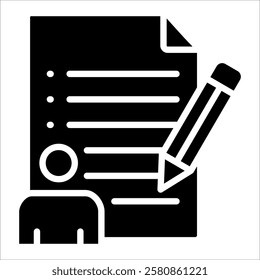 Assignment Icon Element For Design