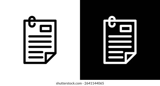 Assignment icon vector simple element illustration editable