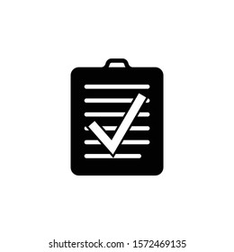assignment turned in icon vector design element logo template
