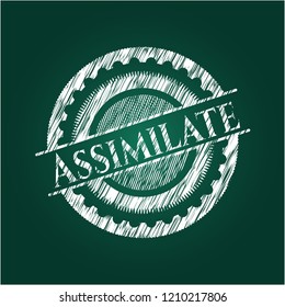 Assimilate chalk emblem