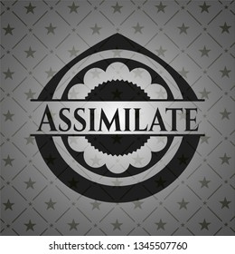Assimilate dark icon or emblem