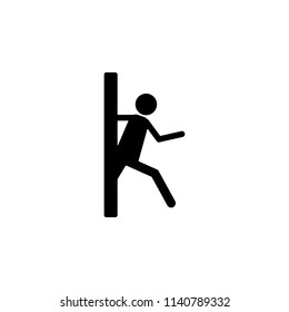 assing through wall icon. Element of super hero icon for mobile concept and web apps. Glyph assing through wall icon can be used for web and mobile