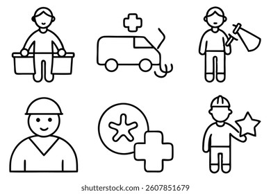assist line art illustration perfect for branding and logos.eps