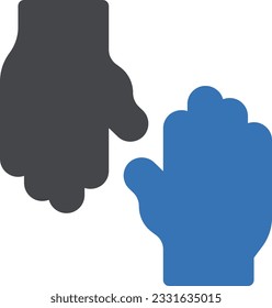 ayuda a la ilustración del vector en un fondo transparente. Símbolos de calidad premium. Icono vector de gílifo para el concepto y diseño gráfico.