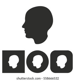 Assistance - black and white icons. Vector illustration.