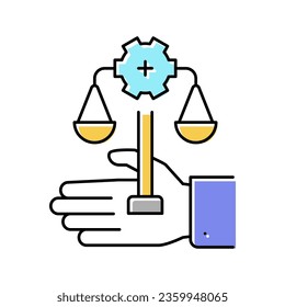assistance in compliance with regulatory requirements color icon vector. assistance in compliance with regulatory requirements sign. isolated symbol illustration