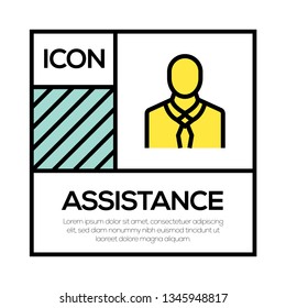 ASSISTANCE ICON CONCEPT