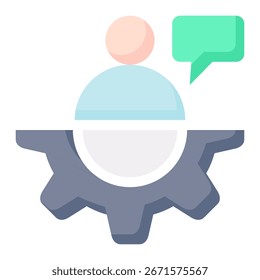 Assistance Icon Element For Design