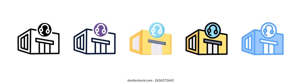 Assistance Icon Element For Design And Vector