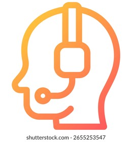 Assistance Icon. Operator icon symbol. Vector illustration