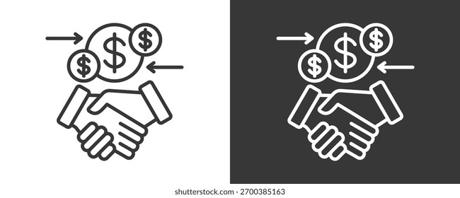 Conjunto De Iconos De Asistencia Colección De Vector Aislado En Blanco Y Negro