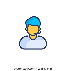 Assistance icon in vector. Logotype