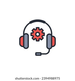 Hilfesymbol. vector.Editable stroke.linear style sign for use web design,logo.Symbol illustration.