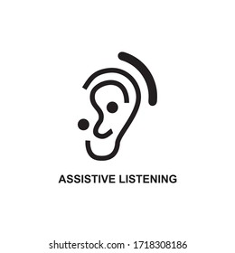 ICONO DE LISTEN DE ASISTENCIA , ICONO DE OÍDO