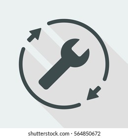 Assistance services 7/24 - Vector web icon