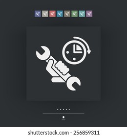 Assistance time icon