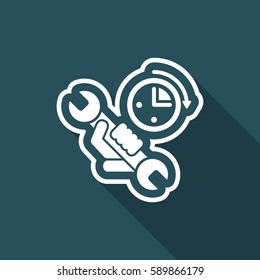 Assistance time icon