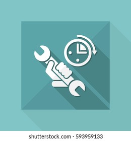 Assistance time icon