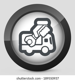 Assistance van icon