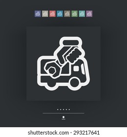 Assistance van icon