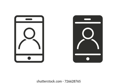 Assistance vector icon. Black illustration isolated on white background for graphic and web design.