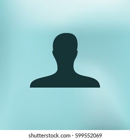 Assistance vector icon. Illustration isolated for graphic and web design.