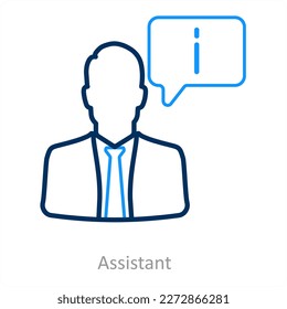 Assistenz- und Service-Icon-Konzept