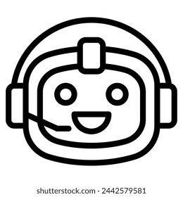 Assistant virtual assistance icon illustration