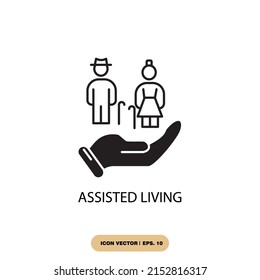 Assisted Living Icons  Symbol Vector Elements For Infographic We