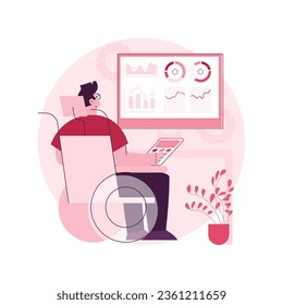Assistive technology abstract concept vector illustration. Assistive devices for disabled people, adoptive technology, rehabilitation of elderly population, personal daily care abstract metaphor.