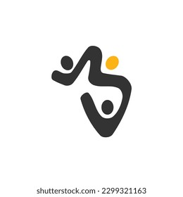 association logo template. Icon Illustration Brand Identity. Isolated and flat illustration. Vector graphic