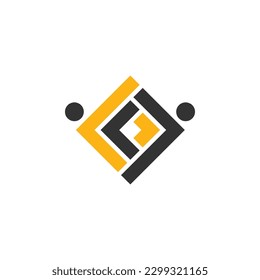 association logo template. Icon Illustration Brand Identity. Isolated and flat illustration. Vector graphic