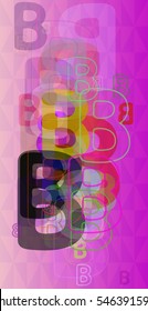 assorted Alphabet B at representation, party of narrow invitation