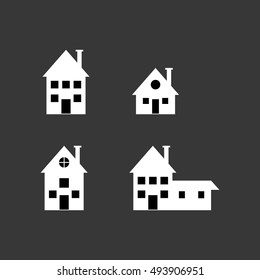 assorted building type icons image