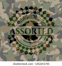 Assorted camouflage emblem