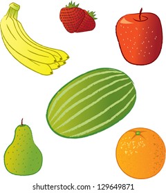 Assorted common produce stand or grocery store vegetables.