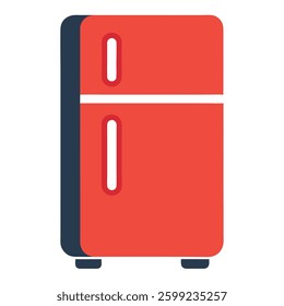 Assorted Flat Style Refrigerator Icons