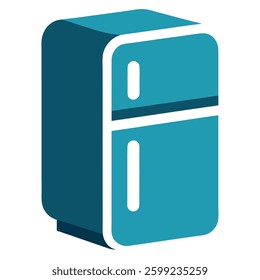 Assorted Flat Style Refrigerator Icons