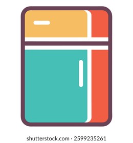 Assorted Flat Style Refrigerator Icons